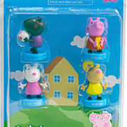 ADC Razítko figurka 6-8cm prasátko Peppa Pig set 4ks 3 druhy blister