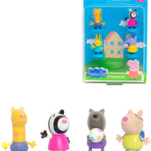 ADC Razítko figurka 6-8cm prasátko Peppa Pig set 4ks 3 druhy blister