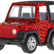 Auto s potiskem safari kovové 7cm zpětný chod 4 druhy