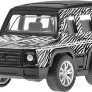 Auto s potiskem safari kovové 7cm zpětný chod 4 druhy