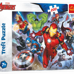 TREFL PUZZLE Disney Avengers skládačka 48x34cm 200 dílků v krabici