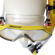 BROTHER Potápěčská sada dospělá brýle + šnorchl žlutá P1542-63