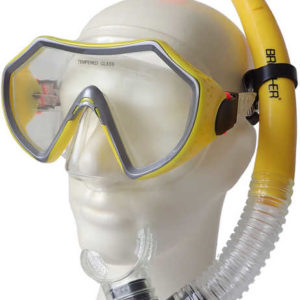 BROTHER Potápěčská sada dospělá brýle + šnorchl žlutá P1542-63