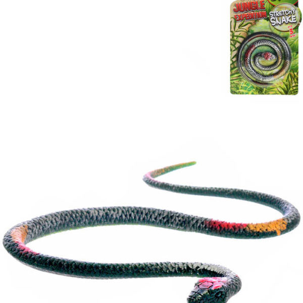 Had dlouhý strečový 300cm Jungle Expedition zvířátko plastové na kartě