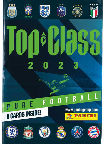 PANINI TOP CLASS 2023 Sběratelské karty Pure Football booster