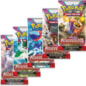 ADC Hra Pokémon TCG SV02 Paldea Evolved booster set 10 karet v sáčku