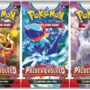 ADC Hra Pokémon TCG SV02 Paldea Evolved 3 pack blister booster