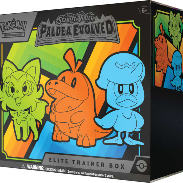 ADC Pokémon TCG SV02 Paldea Evolved Elite Trainer Box 9x booster s doplňky