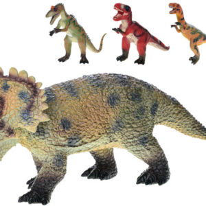 Zvířata dinosauři 37-40cm velké figurky zvířátka měkký plast 4 druhy