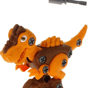 Dinosaurus kloubové montážní zvířátko šroubovací set s nástrojem v sáčku plast