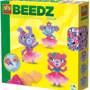 SES CREATIVE Zvířátka tanečnice kreativní set zažehlovací korálky 1200ks