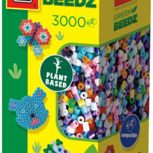 SES CREATIVE Zažehlovací korálky Green Beedz set 3000ks barevný mix Eco