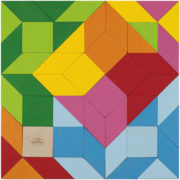 DETOA DŘEVO Mozaika barevná puzzle skládačka *DŘEVĚNÉ HRAČKY*