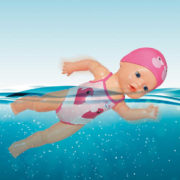 ZAPF BABY BORN Panenka plaváček holčička My First 30cm plave ve vodě
