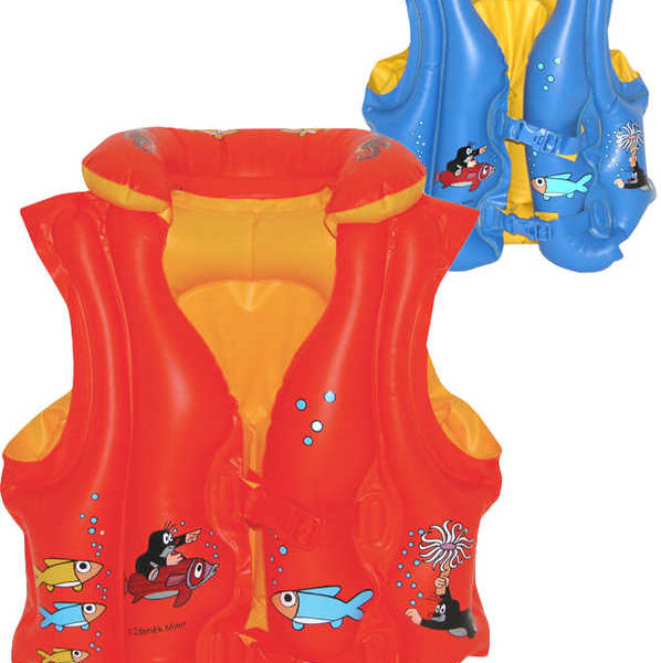 Plavací vesta nafukovací Krtek (Krteček) 45x50cm do vody 3-6 let 2 barvy