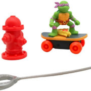 Želvy Ninja figurka triková na skateboardu samostabilizační na natažení 4 druhy