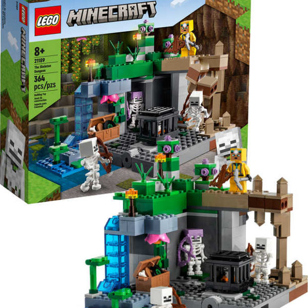 LEGO MINECRAFT Jeskyně kostlivců 21189 STAVEBNICE