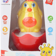 Rolly-Polly kuřátko / sovička baby zvířátko kývací s rolničkou pro miminko 2 druhy