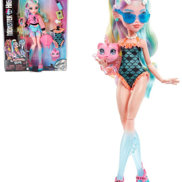 MATTEL MONSTER HIGH Panenka monsterka Lagoona Blue set s fashion doplňky