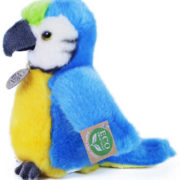 PLYŠ Pták papoušek modrý 19cm Eco-Friendly *PLYŠOVÉ HRAČKY*