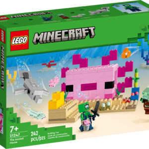 LEGO MINECRAFT Domeček axolotlů 21247 STAVEBNICE