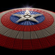 LEGO MARVEL Štít Kapitána Ameriky pro dospělé 76262 STAVEBNICE