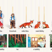 EFKO Divadlo loutkové 40 postaviček s doplňky 7 pohádek v krabici