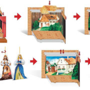 EFKO Divadlo loutkové 40 postaviček s doplňky 7 pohádek v krabici