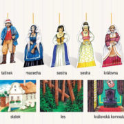 EFKO Divadlo loutkové 40 postaviček s doplňky 7 pohádek v krabici