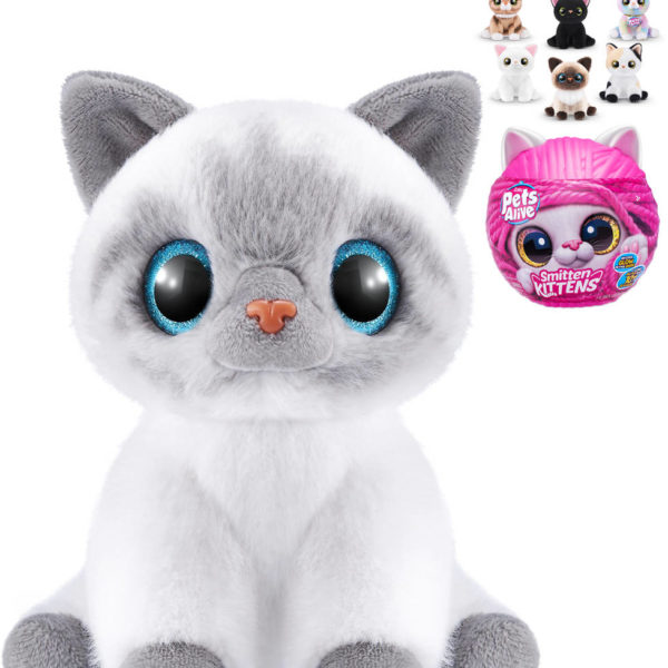 ADC PLYŠ Zuru Pets Alive Moje koťátko s překvapením svítící oči na baterie Zvuk