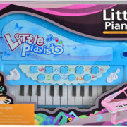 Piáno elektronické 29cm dětský keyboard klávesy na baterie Světlo Zvuk 2 barvy