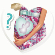 SIMBA Panenka Steffi těhotná maminka s miminkem s překvapením 3 druhy