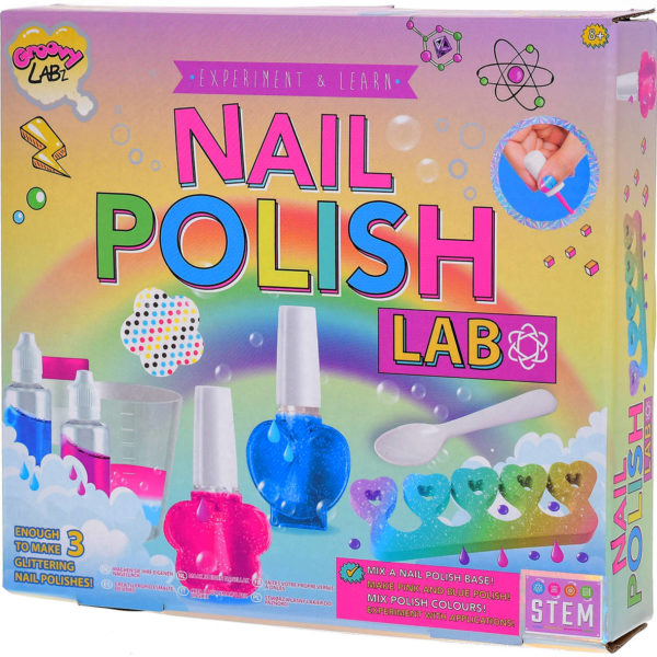 Výroba laku na nehty kreativní holčičí set vědecká laboratoř v krabici Výroba laku na nehty kreativní holčičí set vědecká laboratoř v krabici