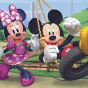 DINO DŘEVO Kubus Mickey Mouse obrázkové kostky 12ks *DŘEVĚNÉ HRAČKY*