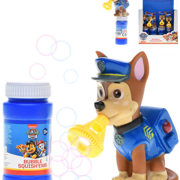 Bublifuk Tlapková Patrola (Paw Patrol) dětský bublifukovač mačkací 60ml Chase