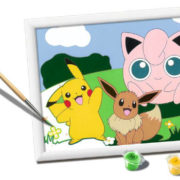 RAVENSBURGER CreArt Pokémoni Namaluj si obraz kreativní set v krabici