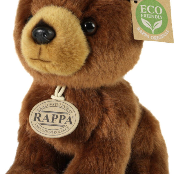 PLYŠ Medvěd hnědý 18cm sedící Eco-Friendly *PLYŠOVÉ HRAČKY*