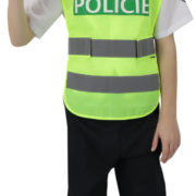 KARNEVAL Šaty dopravní policista CZ vel.M (116-128cm) 6-8 let *KOSTÝM*