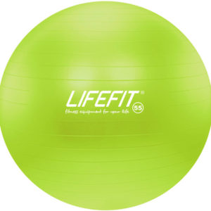 Míč gymnastický Lifefit Anti-Burst zelený 55cm balon rehabilitační do 200kg