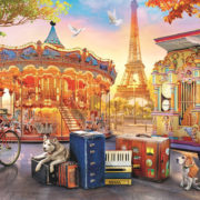TREFL PUZZLE Prázdniny v Paříži 48x34cm 500 dílků skládačka v krabici