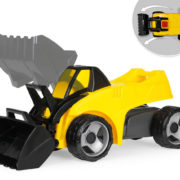 LENA GIGA TRUCKS Auto funkční nakladač 65cm na písek plast