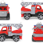 LENA TRUXX 2 auto hasiči funkční set s figurkou stříká vodu plast v krabici