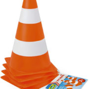 LENA Kužely výstražné dopravní baby dětské 23cm set 4ks plast LENA Kužely výstražné dopravní baby dětské 23cm set 4ks plast