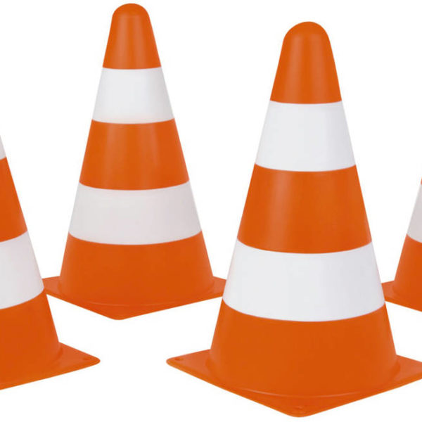 LENA Kužely výstražné dopravní baby dětské 23cm set 4ks plast LENA Kužely výstražné dopravní baby dětské 23cm set 4ks plast