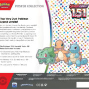 ADC Hra Pokémon TCG: Scarlet & Violet 151 Poster Collection set plakát + 3x booster
