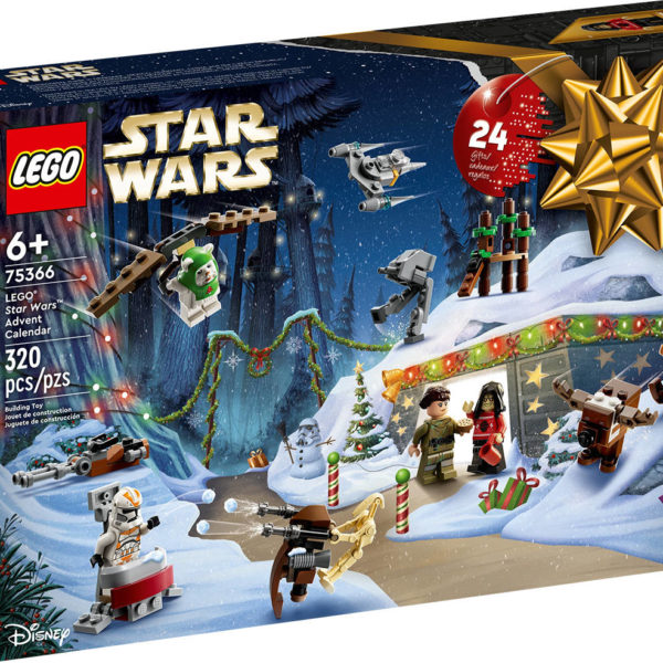 LEGO STAR WARS Adventní kalendář 2023 rozkládací s herní plochou 75366