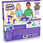 SPIN MASTER Kinetic sand Fialový 450g tekutý písek s podložkou a nástroji