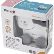 VIGA DŘEVO PolarB Tahačka baby lední medvěd tahací *DŘEVĚNÉ HRAČKY*