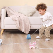VIGA DŘEVO PolarB Tahačka baby liška tahací *DŘEVĚNÉ HRAČKY*