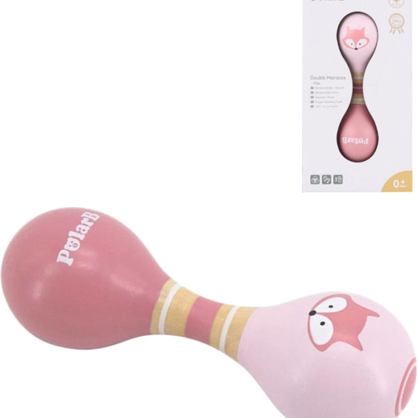 VIGA DŘEVO PolarB Rumbakoule baby dvojitá liška *DŘEVĚNÉ HRAČKY*